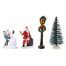 Χριστουγεννιάτικες Διακοσμητικές Φιγούρες - Σετ 4 τεμ. (15cm)